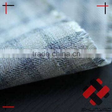 ATY Yarn Wool Melange Plaid Fabric Not Yarn Dyed photo-3