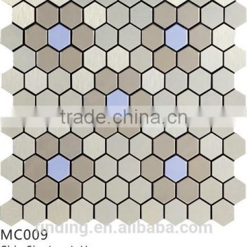 Best quality decoration panel aluminium mosaic tile MC005