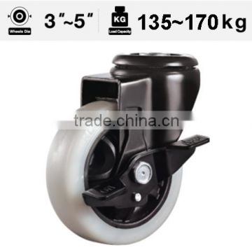 52 Series 75mm Low Price Side Brake PA Caster Wheel