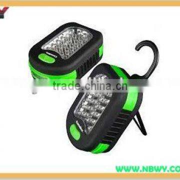 2013 NEW 27 led work light,24+3 led work light with hanger and magnet