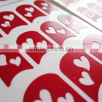 Wholesale DIY Reusable Hearts Nail Art Stencil Hollow Out Nail Designed Template photo-2