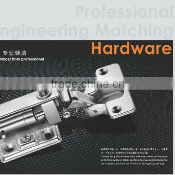 slide-on cabinet hinge door hinge hydraulic buffering hinge steel+plastic pad(N120)