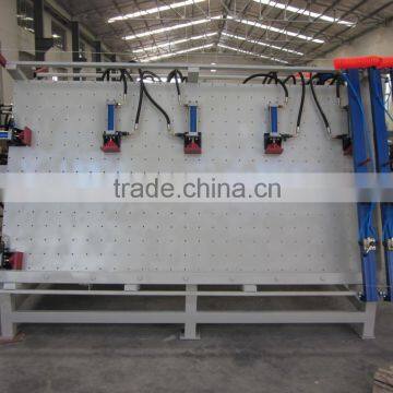 Wood working door window frame assembling machine