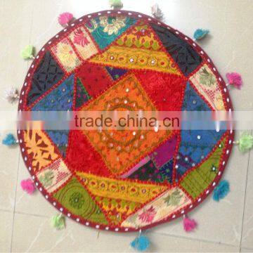 Gorgeous spectacular stunning beautiful Vintage Indian Foot Stool Bean Bag Floor Pillow pouf