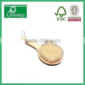 wooden cleaning brush handy bath scrubber WBB007