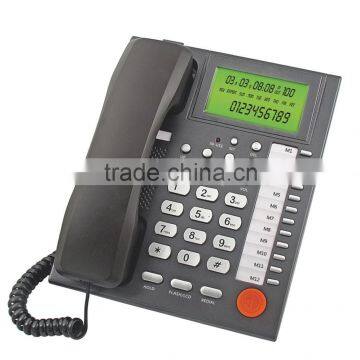 Caller ID Wired Telephone Set with Hybrid Function Speed Memory Buttons