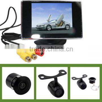 3.5inch Supper slim monitor car audio system with reverse camera