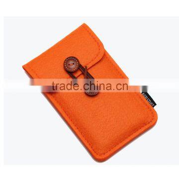 2016 premium mobile phone bag/felt phone pouch