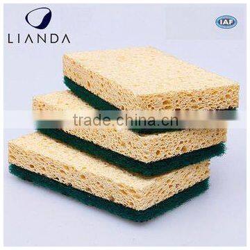 cellulose scrubbing sponge,kitchen scrubbing sponge,cellulose scrub sponge