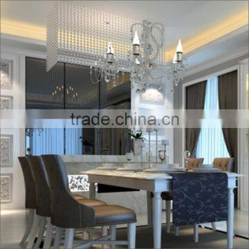 Plain White Wood and Glass Wine Cabinet for Dinning Room Furniture