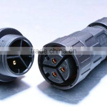 3 poles industrial electrical waterproof connector plug and socket