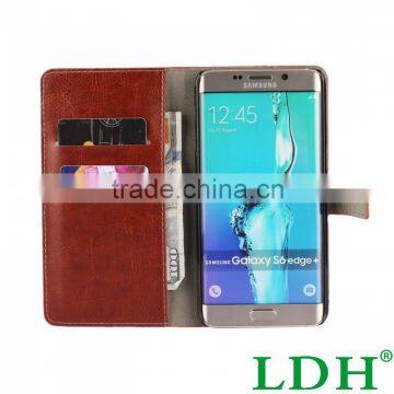 Luxury Brown Leather Wallet Flip Cover Case For Samsung Galaxy S7 S3 S4 S5 Mini S6 Edge Plus Note 3 4 G530 Phone Shell Cases photo-5