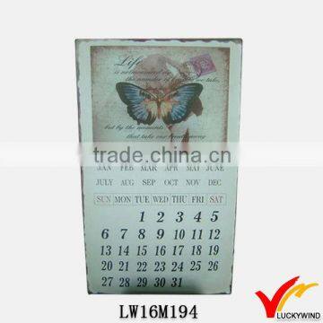 Butterfly colorful antique wall picture decor storage furniture