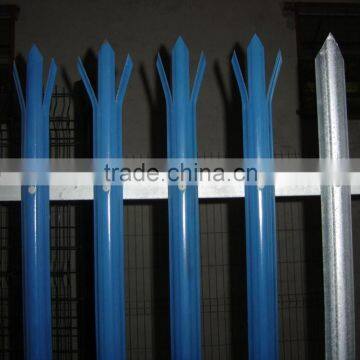 Anti climp solid metal fence panel