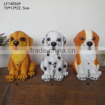 Resin shaking head toy dog