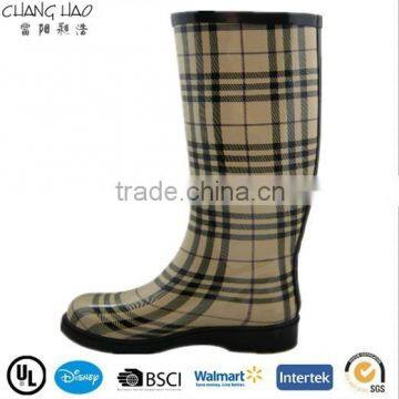 (CH.W108) New design latest High heel rubber boots women rain boots ladies