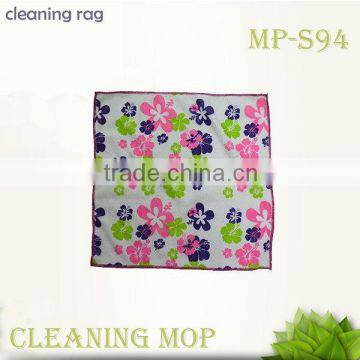 microfiber kitchen cleaning rags with patterns(MP-S94)