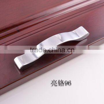 Chinese industrial Cheap Zamak Kitchen home furniture door knobs and chrome plated drawer polish cabinet profile pull handles