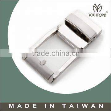 Stainless Steel Silver Adjustable White Gold Quick Release Belt Buckle