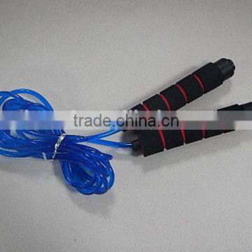 High quality foam handle rubber skipping rope