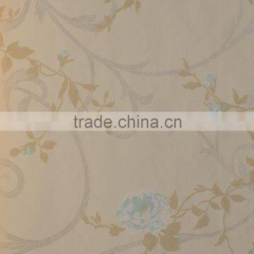 Chinese traditional design flower decorative wallpaper