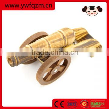 wooden antique mini decorative cannon for sale