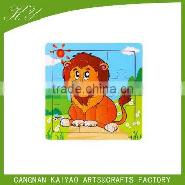 Custom offset printing Eco friendly gift promotional paper jigsaw puzzle for kids