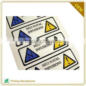 Wholesale High Quality Waterproof Warning Adhesive Label Sticker photo-3