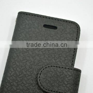 Mat Grain PU Leather Phone Case for Iphone 6 With Card Slots , Strap Holder and the Magnet Cover photo-5