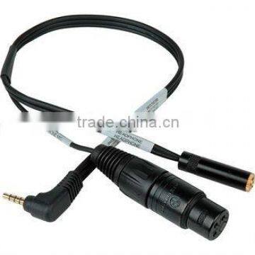 TRRS to XLR Mic 3.5mm Monitoring Jack Cable