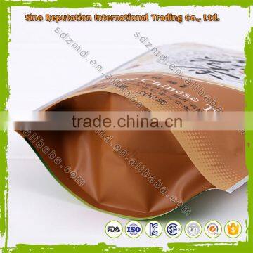 High Quality Chinese Plastic Tea Packaging Bag With Zipper Top photo-3