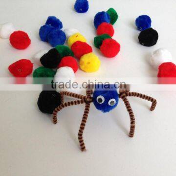 Colorful Pom Poms Dia 4cm- Party Decoration Wire Crafts for Kids photo-2