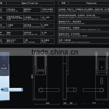 Hotel Door Lock With Keys and RFID Card Motel Door Lock photo-5