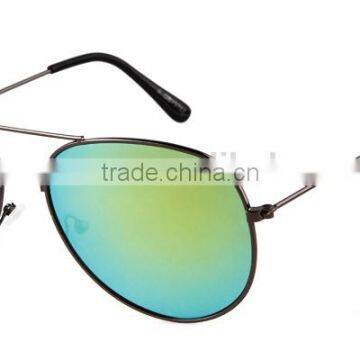 Stocked Colorful Mirrored Small MOQ Laser Logo Pilot Sample for Free Fashion Custom Logo Sunglasses Mens photo-4
