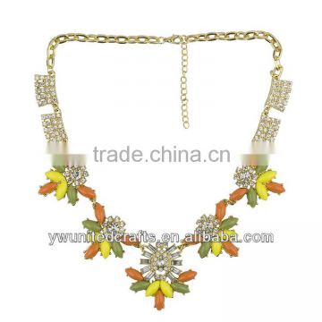 2014 Wholesale Fashion statement necklace chunky