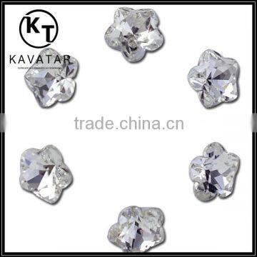 Top selling bling bling 14mm flower shape strass stones wholesales