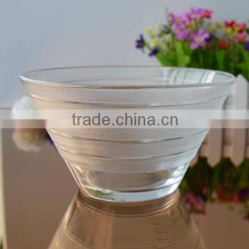 High quality promotional Christmas glass type glass bowl with different pattern from Bengbu Cattelan Glassware Factory