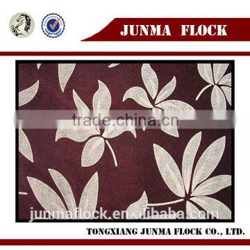 Manufacturer China Textile Fabric High Quality and Easy Cleaning, Flocked Design Fabric for Sofa Upholstery Textile