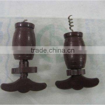 wood handle corkscrew wine opener