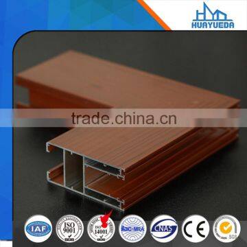 6063-T5 Standard Aluminum Profiles All Kinds of Wooden Grain