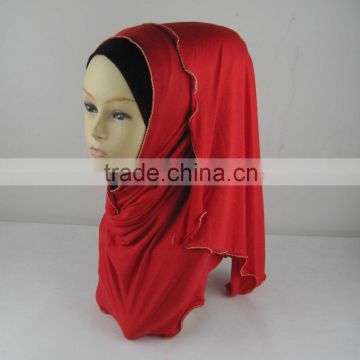 large scarf ruffle hijab cotton muslim hijab scarf