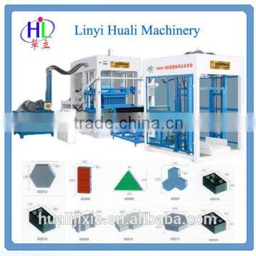 QT4-15 Hydraulic Pressure Method and Interlock Block Making Machine Type interlock making machine