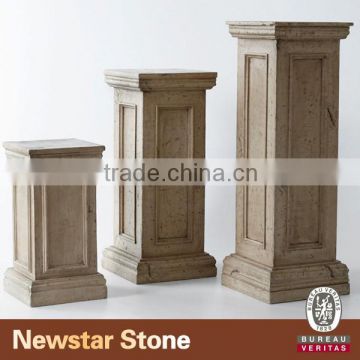 Marble roman square pillar design,roman pillar