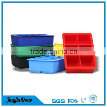 summer promotion silicone ice cube tray,popular perfect king square silicone ice cube tray,fridge promotion gift ice cube tray