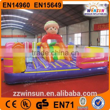 EN14960 cartoon giant Pinocchio inflatable bouncer