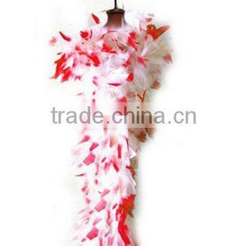 Deluxe Costume Accessory Feather Boa with dyed tips