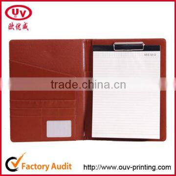 A4 PU leather bound portfolio folder