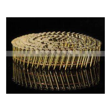 Top grade low price screw/smooth shank wire pallet coil nail