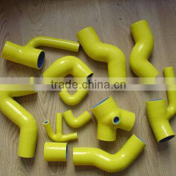 YELLOW SILICONE BOOST HOSE FOR AUDI S4/A6 B5 2.7L BI-TURBO 1997-2001 1998 1999 2000