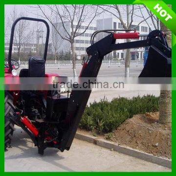 LW-7 small garden tractor backhoe